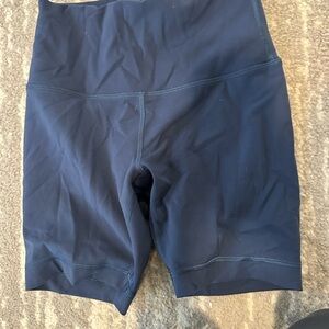 lulumeon biker shorts Navy Blue